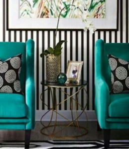 Decorate with acent chairs