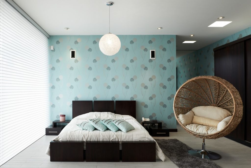 Blue Bedroom helps inprove sleep