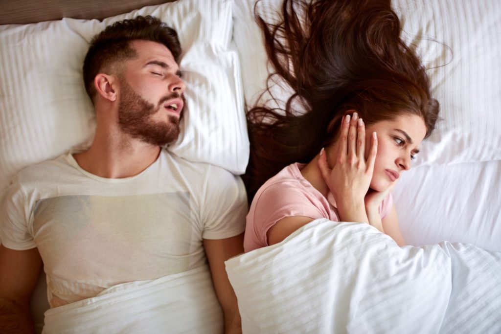 Couples having problems sleeping together